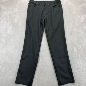 Oobe Pants Men 32x32 Charcoal Grey Performance Chino Golf Trousers Slim Straight